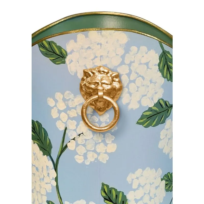 Worlds Away Oval Wastebasket - Thumbnail 5
