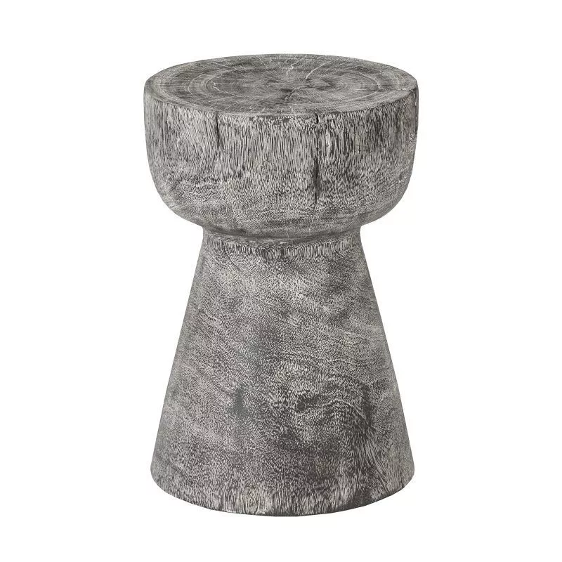 Phillips Collection Curved Wood Stool - Thumbnail 2
